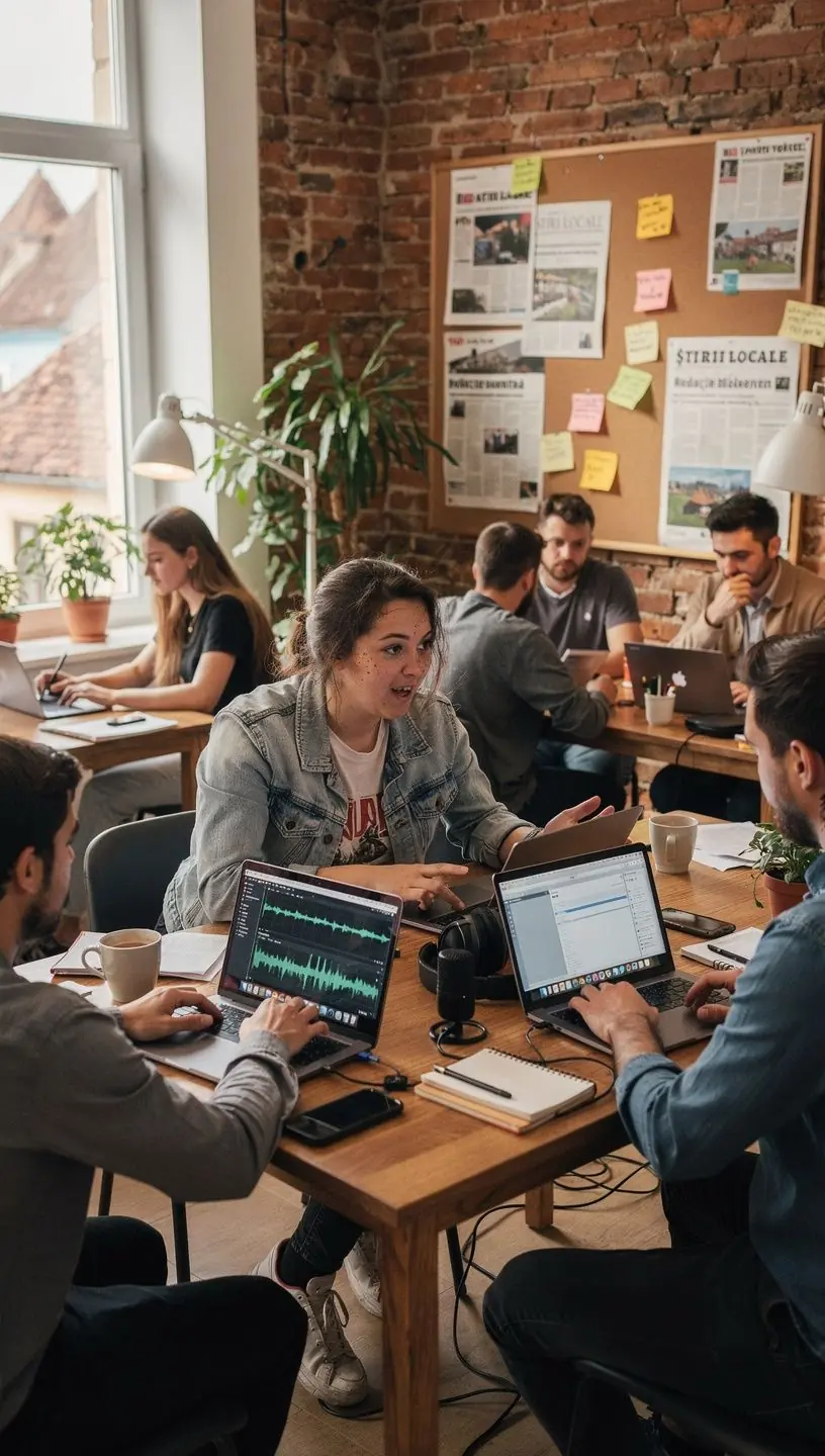 Modern office workspace